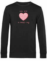 Sweater - A-maze-ing Black