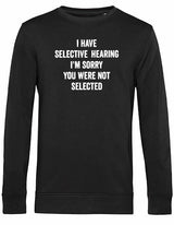 Sweater - You were not selected Black