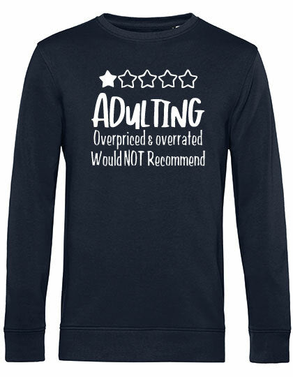 Sweater - Adulting Blue Navy