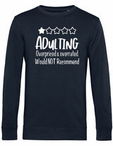 Sweater - Adulting Blue Navy