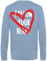 Sweater - Follow your heart Blue Fog