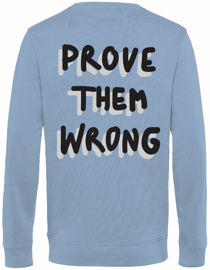 Sweater - Prove them wrong Blue Fog