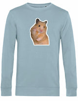 Sweater - Hamster Peace Blue Fog