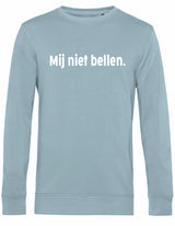 Sweater - Mij niet bellen Blue Fog