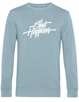 Sweater - Shit Happens Blue Fog