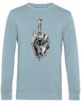 Sweater - Middlefinger Blue Fog