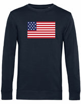Sweater - American Flag Blue Navy