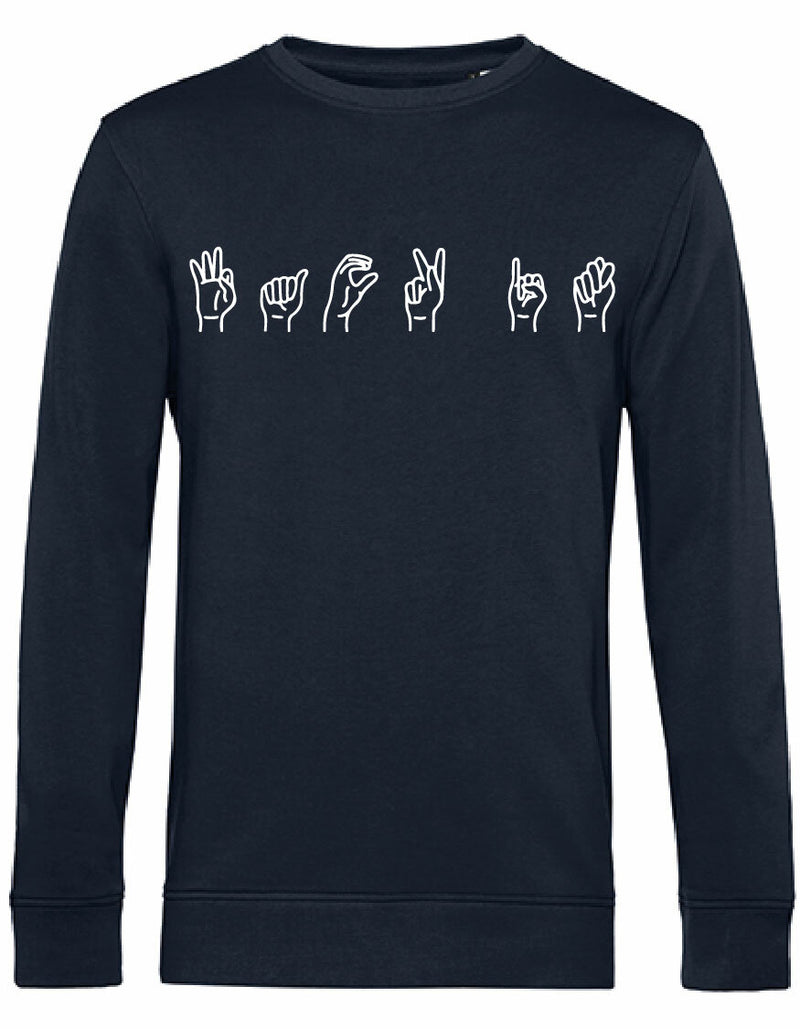 Sweater - Gebarentaal; Fack it