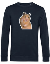 Sweater - Hamster Peace Blue Navy