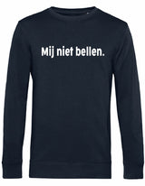 Sweater - Mij niet bellen Blue Navy