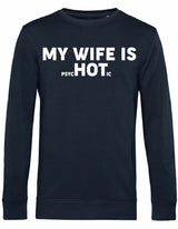 Sweater - My wife is.. Blue Navy