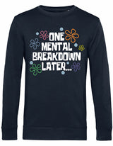 Sweater - One breakdown later Blue Navy