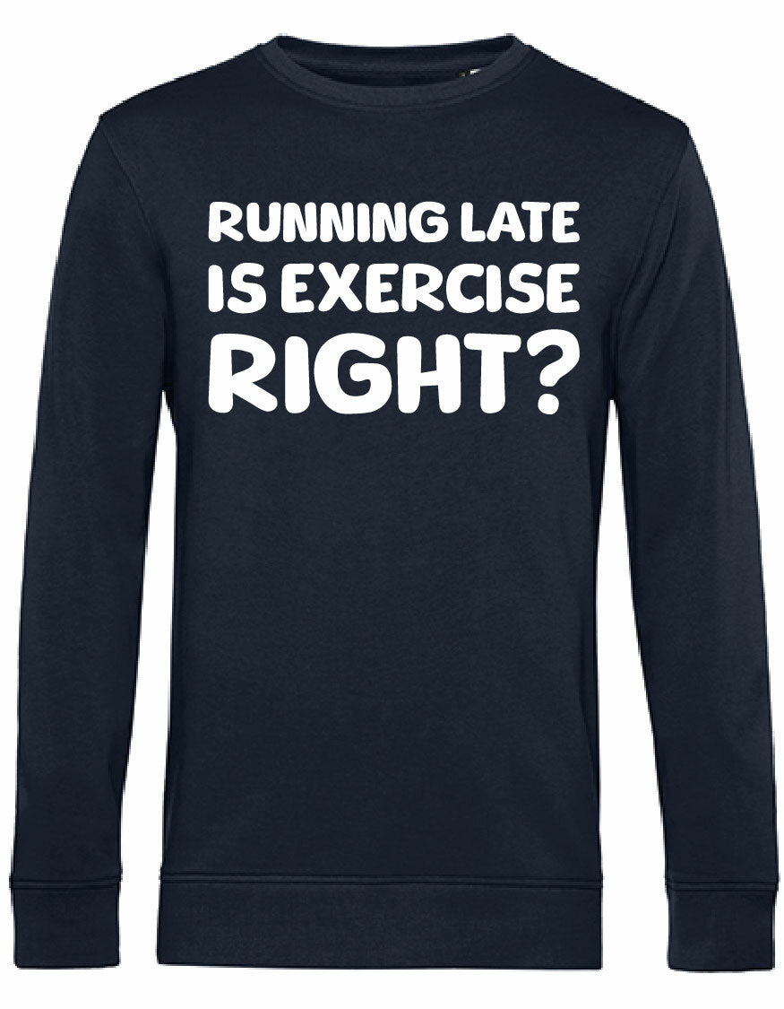 Sweater - Running late Blue Navy