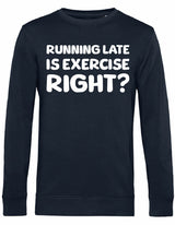 Sweater - Running late Blue Navy