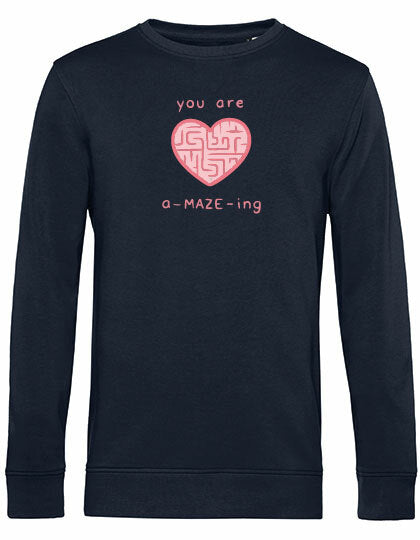 Sweater - A-maze-ing Blue Navy