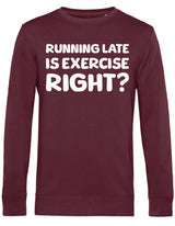 Sweater - Running late Burgundy