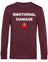 Sweater - Emotional Damage Burgundy