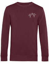 Sweater - Hart in hart Burgundy