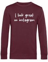 Sweater - I look great Burgundy