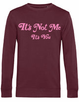 Sweater - It's not me Burgundy