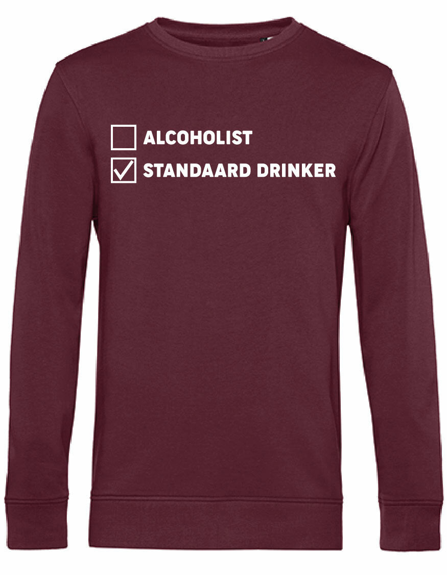 Sweater - Standaard drinker Burgundy