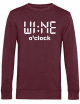 Sweater - Wine O'Clock Burgundy