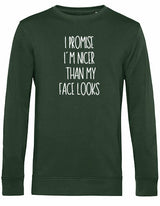 Sweater - I Promise Forest Green
