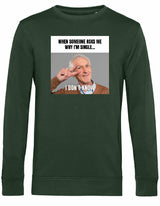 Sweater - I don't know Forest Green
