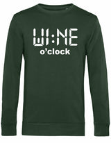 Sweater - Wine O'Clock Forest Green