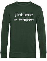 Sweater - I look great Forest Green