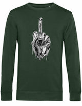 Sweater - Middlefinger Forest Green