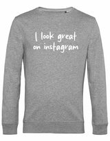 Sweater - I look great Heather Grey