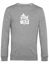 Sweater - Stay Wild Heather Grey