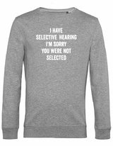 Sweater - You were not selected Heather Grey