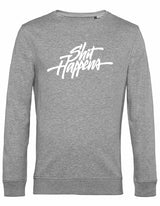 Sweater - Shit Happens Heather Grey