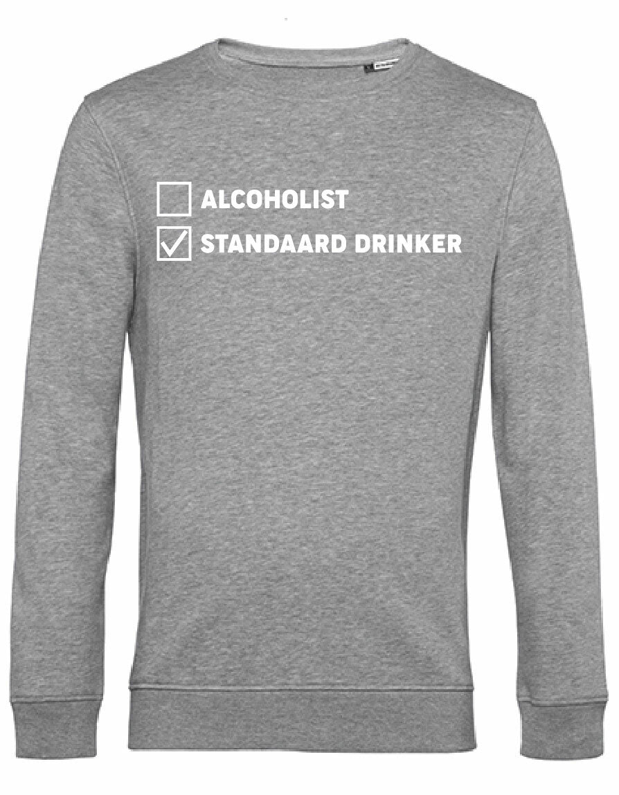 Sweater - Standaard drinker Heather Grey