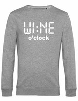 Sweater - Wine O'Clock Heather Grey