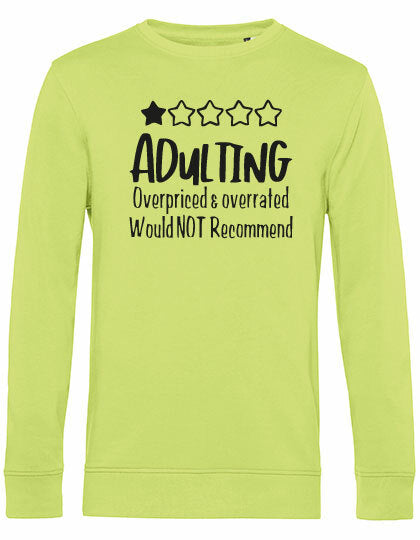 Sweater - Adulting Lime