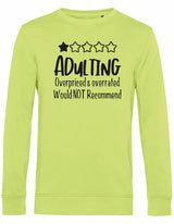 Sweater - Adulting Lime
