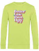Sweater - Better Late Lime