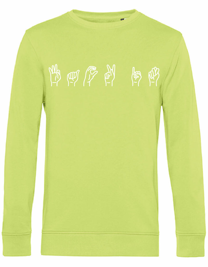 Sweater - Gebarentaal; Fack it