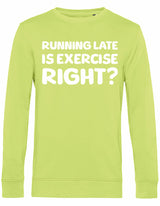 Sweater - Running late Lime