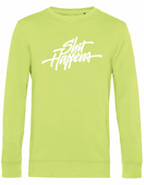 Sweater - Shit Happens Lime