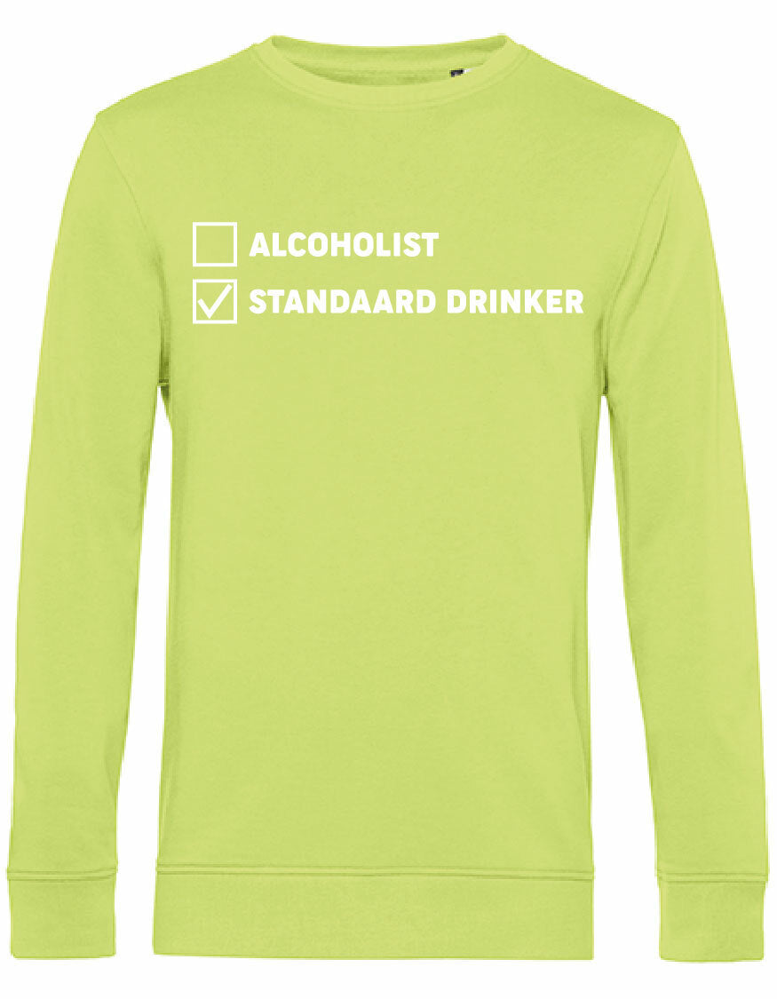 Sweater - Standaard drinker Lime