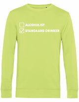 Sweater - Standaard drinker Lime
