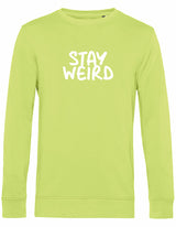 Sweater - Stay Wierd Lime