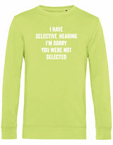 Sweater - You were not selected Lime