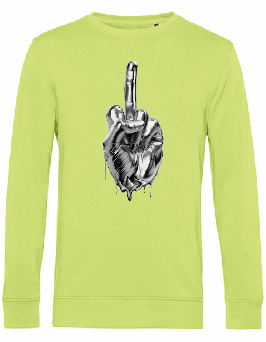 Sweater - Middlefinger Lime