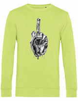Sweater - Middlefinger Lime