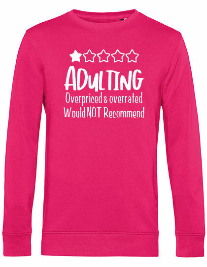 Sweater - Adulting Magenta